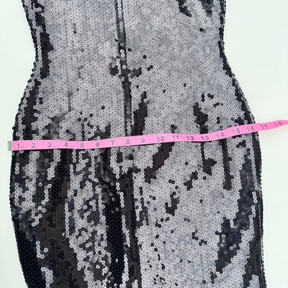 Vintage Ann Taylor Sequin Sheath Dress Made in Korea – Size 2 Holiday Glam - Picture 5 of 11
